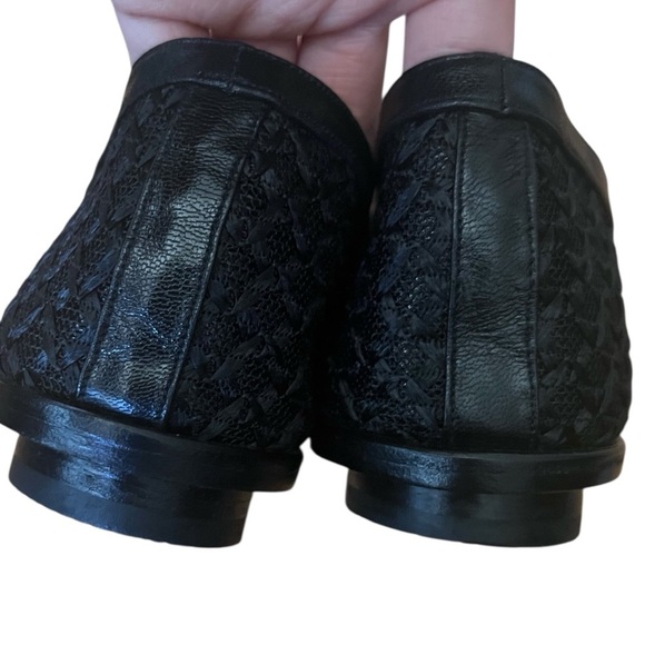 Zou Xou Black Mesh Mary Jane Eugenia Shoes Size 9 - Picture 14 of 14